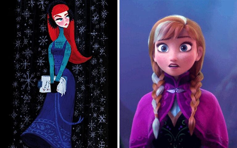 5 personagens da Disney em seus rascunhos originais