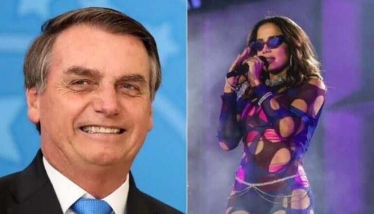 Após Bolsonaro interromper manifestações de apoiadores de Lula no festival, Anitta zomba: “Vale fora do país?”