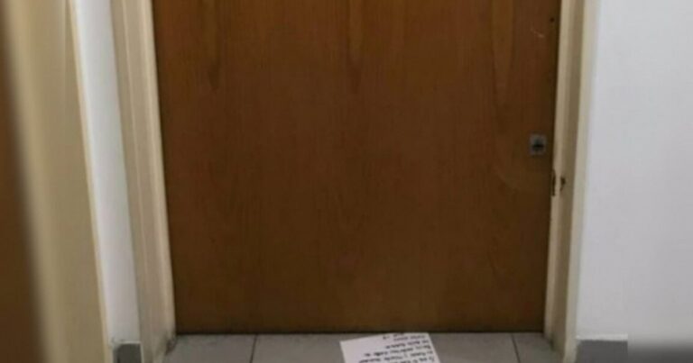 Vizinho deixa bilhete sobre ‘barulhos irritantes’ vindos de um apartamento e faz uma descoberta aterrorizante