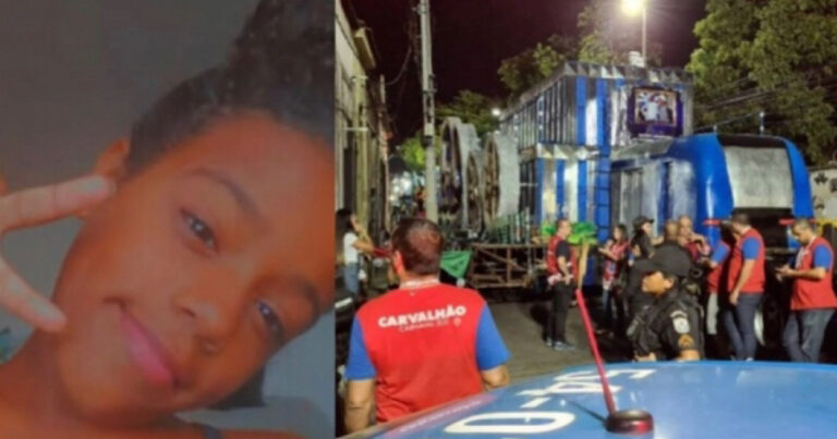 Menina atropelada por carro alegórico corre risco de perder a segunda perna