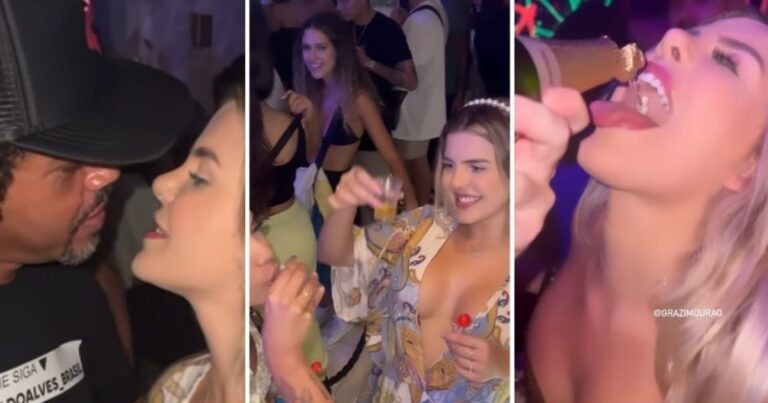 Influencer gata que deu um beijão no morador de rua conta detalhes e sugere que pode ter sido dopada: ‘Não lembro’