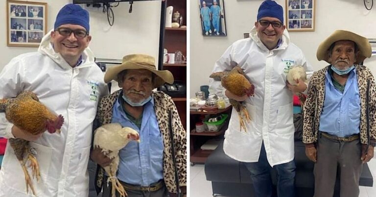 Médico se emociona e decide realizar cirurgia de graça em idoso de 80 anos que ofereceu 2 galinhas como forma de pagamento