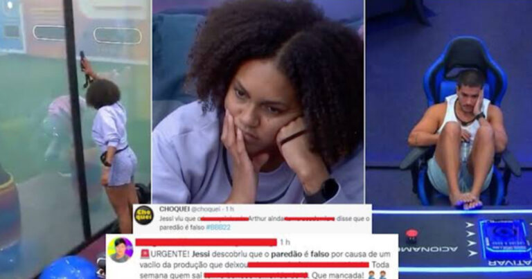 BBB22: Produção se descuida, Jessi descobre que Arthur não foi eliminado e conta para todos; Vídeo