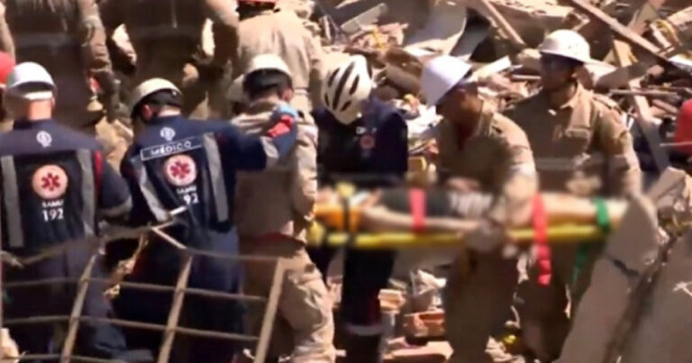 Vídeo mostra explosão e desabamento de prédio, uma morte foi confirmada e há desaparecidos