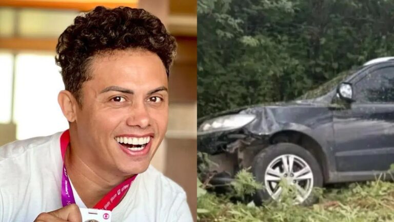 Ator Silvero Pereira, de ‘Pantanal’, sofre acidente após carro deslizar em ribanceira