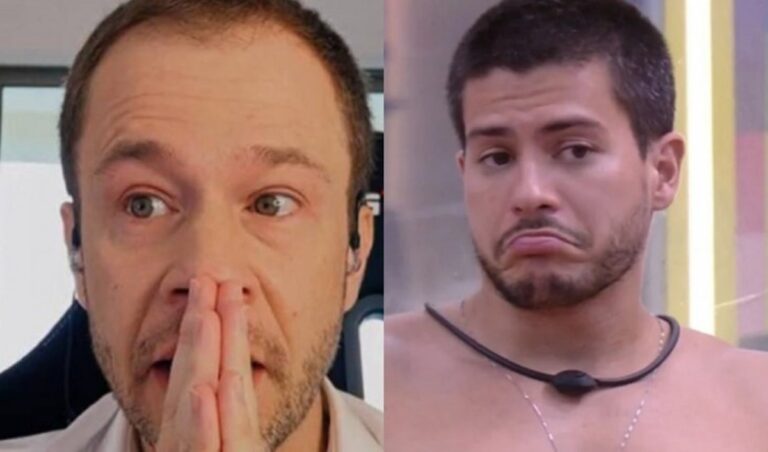Tiago Leifert expõe que Arthur vestiu um personagem e declarou quem deseja que ganhe o BBB22