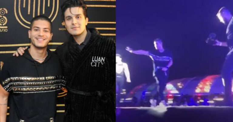 Vídeo mostra Arthur Aguiar sendo vaiado em show de Luan Santana; o público ficou revoltado