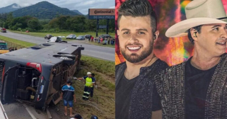 Ônibus da dupla Conrado & Aleksandro tinha mais de 180 multas de trânsito; maioria por excesso de velocidade