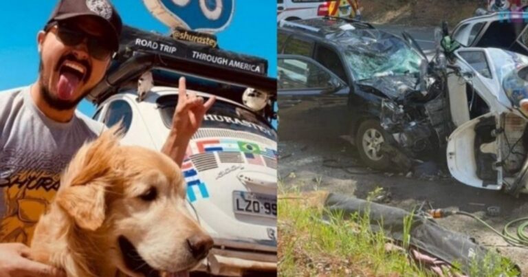 FOTOS: Imagens e detalhes do acidente envolvendo o catarinense Jesse e o cão Shurastey são revelados