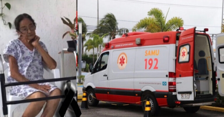 Idosa de 73 anos que teve socorro negligenciado por médica do SAMU morre à espera de socorro; ambulância chegou 2 horas depois