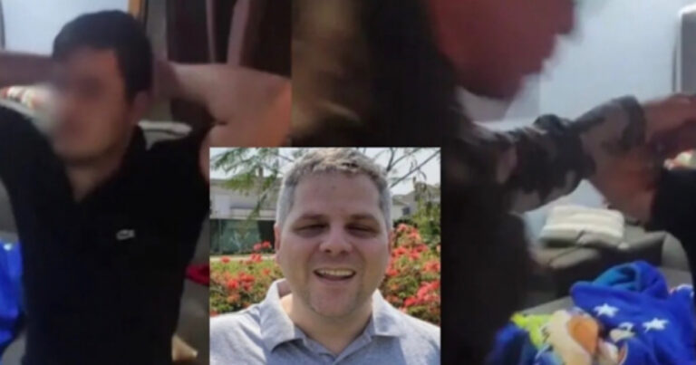Video mostra momento em que criminoso se rende após fazer família de jornalista refém