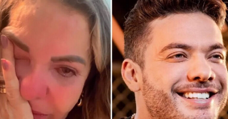 Após Wesley Safadão se afastar dos palcos por doença, mãe do cantor surge aos prantos e faz pedido comovente aos fãs