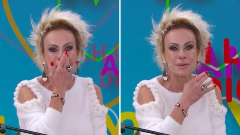 Apaixonada? Ana Maria tem crise de choro ao escutar música romântica no Mais Você: “Por amor”