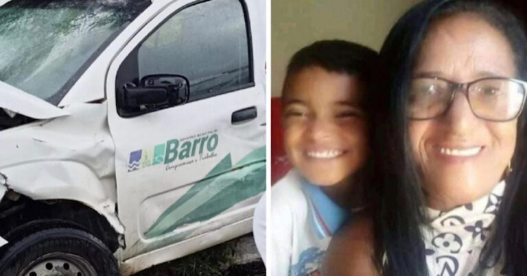 Avó e neto de sete anos não resistem após sofrerem acidente de carro no Ceará