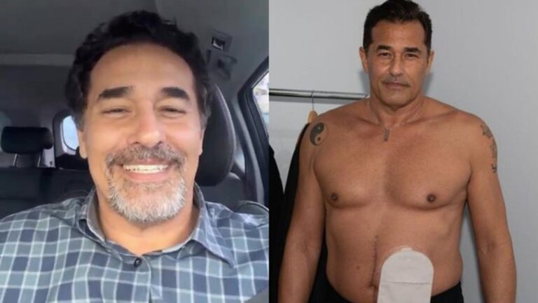 Luciano Szafir comemora alta hospitalar após cirurgia: “Voltando para casa”