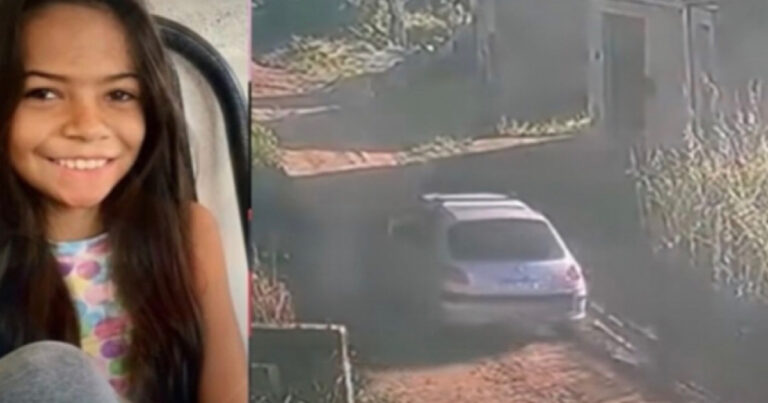 Caso Lara: Vídeo flagra o momento que a garota foi sequestrada