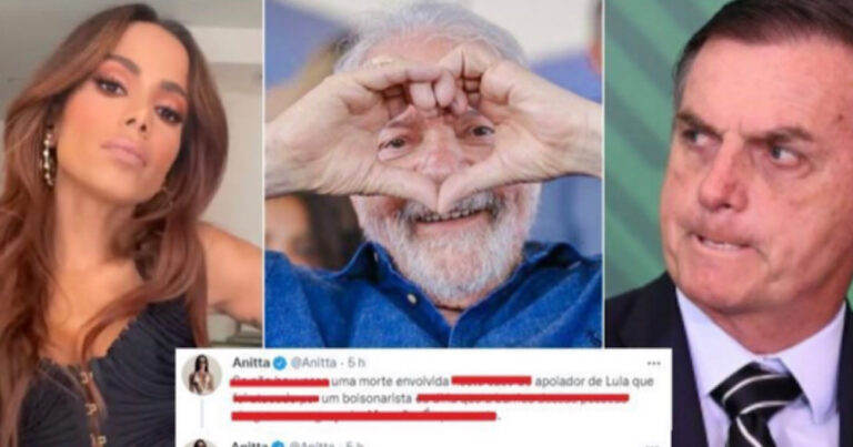 Anitta faz campanha para Lula, DETONA e manda recado para Bolsonaro