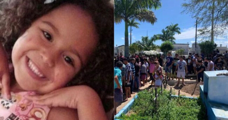 Familiares se desesperam sem saber como agir diante do corpo de menina de 4 anos que perde a vida de maneira trágica