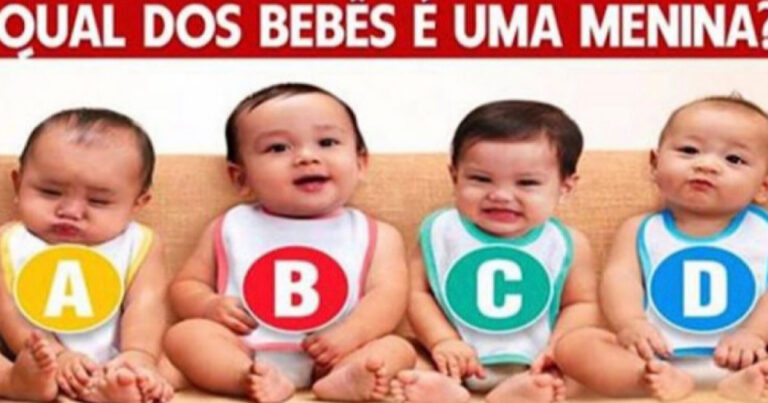 Qual dos bebês é uma menina? A sua resposta dirá tudo sobre sua personalidade