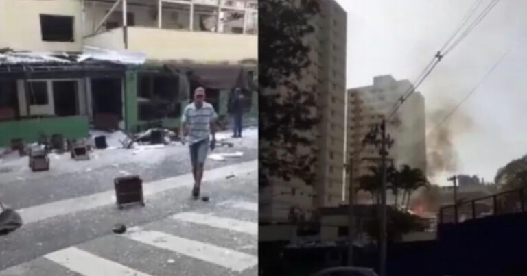 Explosão de gás em restaurante deixa várias vítimas e um rastro de destruição em SP; vídeos