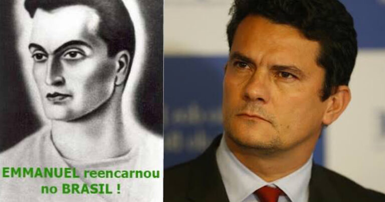 O espírito de Emanuel teria encarnado como Sérgio Moro&nbsp;