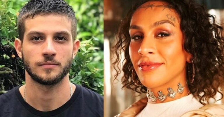Linn da Quebrada posta foto com Chay Suede e diz: ‘sim, estamos namorando’