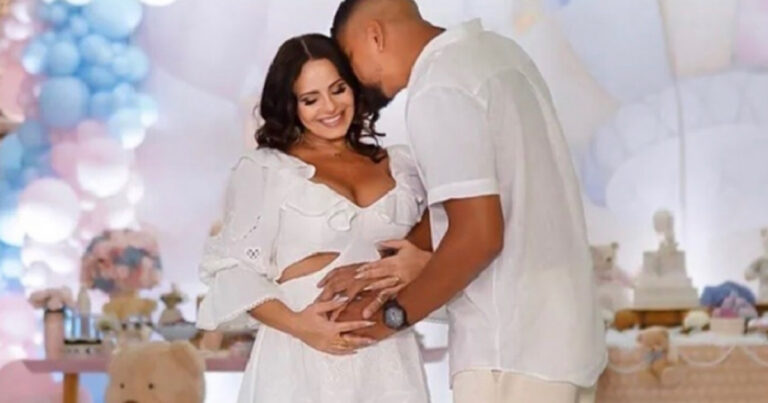 Nasce filho de Viviane Araújo e primeira foto de Joaquim é divulgada: ‘Cheguei’