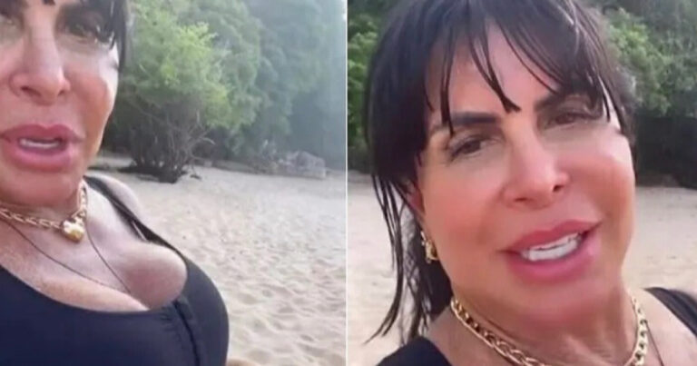 Gretchen volta a ter umbigo e mostra como ficou; ela recebeu enxurrada de críticas e faz pedido a internautas
