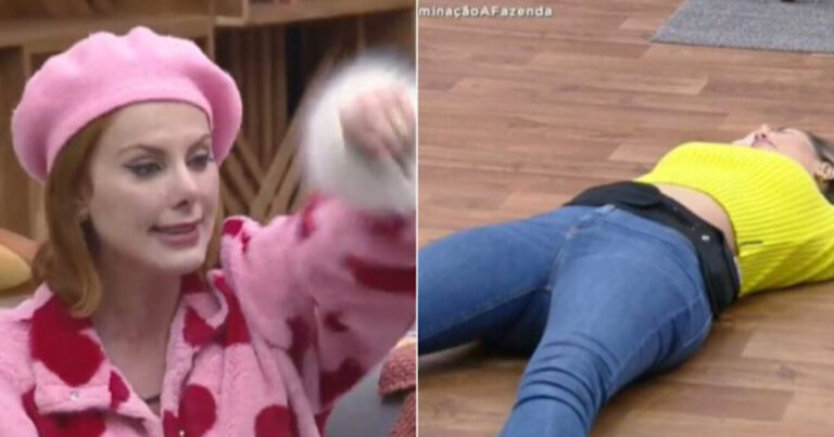 A Fazenda 14: Deolane fica perplexa e ‘desmaia’ ao ver Deborah voltar da roça; Vídeo