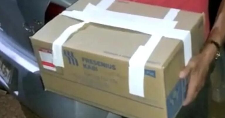 Família fica assustada ao receber as pernas de um parente dentro de caixa de papelão