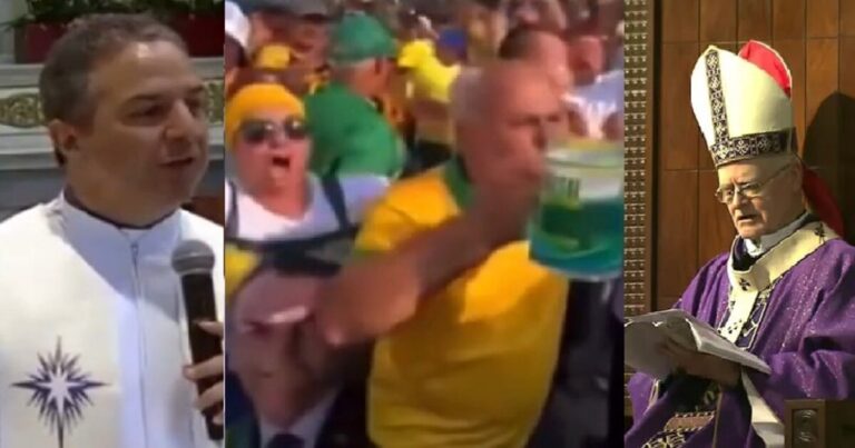 Bolsonaristas interrompem missas e atacam padres, papa e bispos; sacerdote faz comunicado