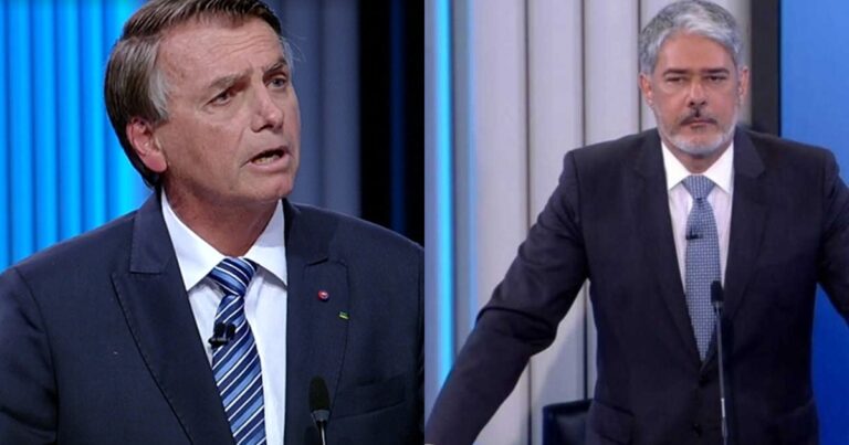 Durante debate ao vivo, Bolsonaro SE CANSA e ‘parte para cima’ de William Bonner deixando todos sem reação