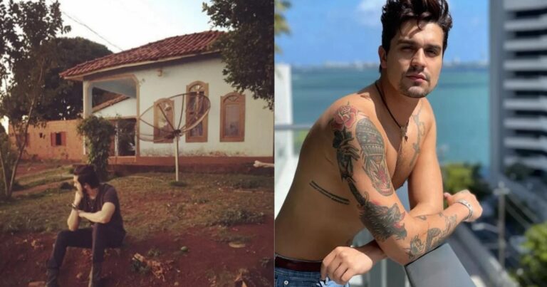 Térrea, sem portão e em cidade pequena: Você se surpreenderá com a casa humilde que Luan Santana vivia antes da fama.