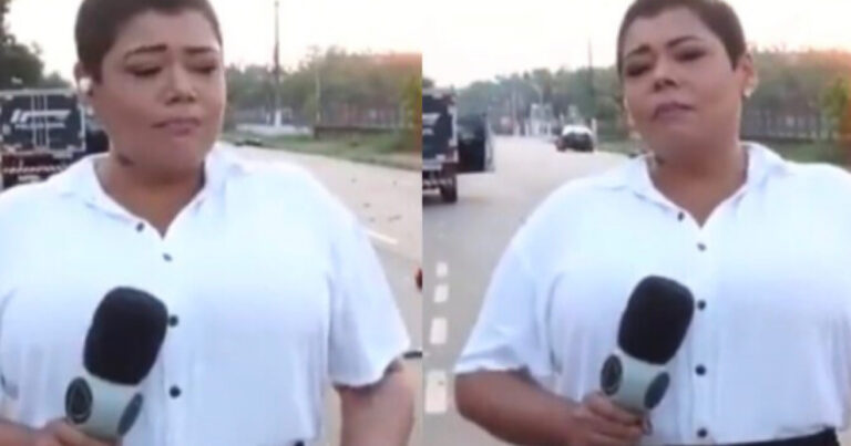 Vídeo: Repórter chora ao vivo após descobrir que vítima fatal de acidente é seu amigo