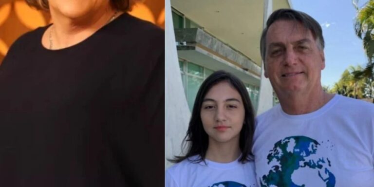 Ex-apresentadora da Globo perde a linha e chama filha de 12 anos do presidente Bolsonaro de p*ta