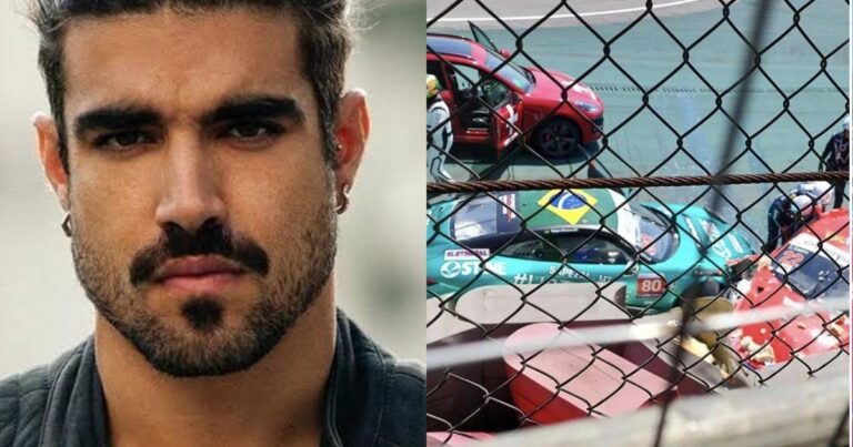 Caio Castro sofre acidente de carro, veículo é jogado para fora da pista e notícia é confirmada
