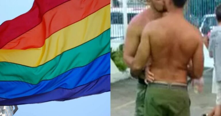Ator galã de novelas foi flagrado em público sem camisa e aos beijos com rapaz: “Arrancado do armário”
