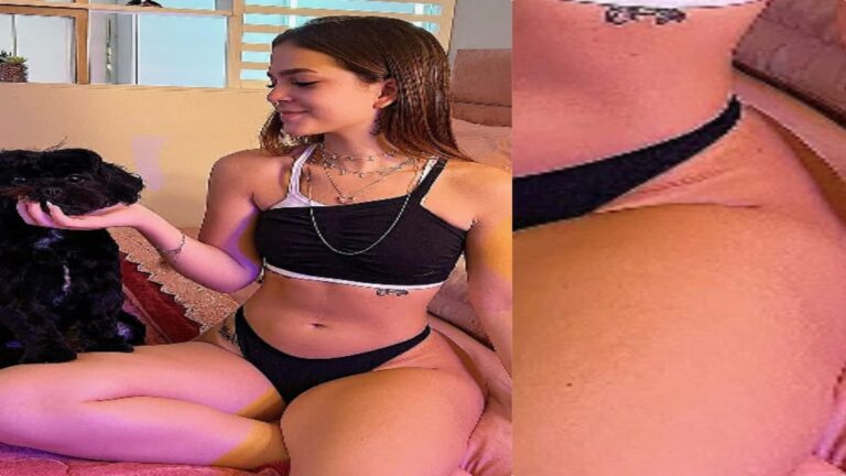 Aos 18 anos, atriz Mel Maia compartilha foto e deixa tatto intima escapar, mas internautas reparam em outra coisa