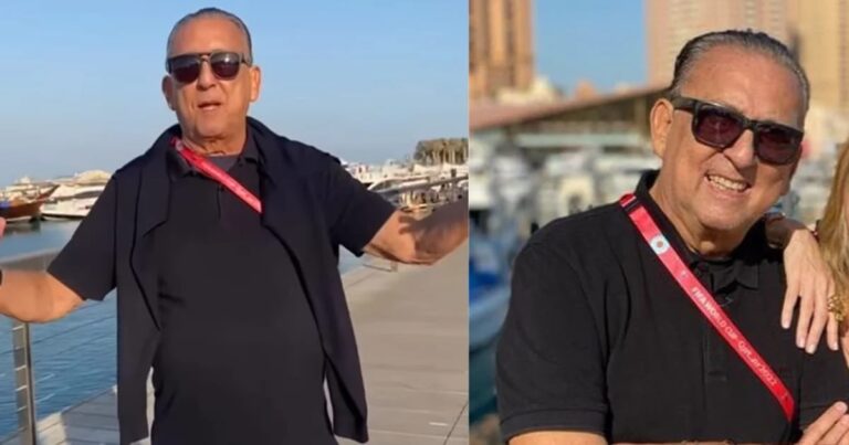 Fora do país, Galvão Bueno deixa muitos de boca aberta ao exibir fotos com a esposa, 19 anos mais jovem.