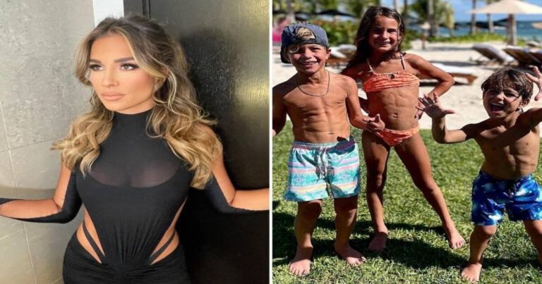 Cantora é detonada ao exibir filhos pequenos com abdômen sarado