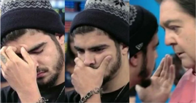 Caio Castro fica incomodado com Faustão ao vivo e assessoria solta verbo: ”Esse assunto não deveria ser falado”