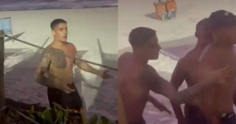 Ex-fazenda Tiago Ramos se envolve em briga e é flagrado agredindo homem no RJ; Vídeo