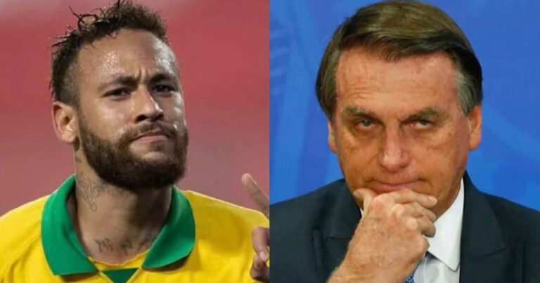 Neymar prometeu homenagear Bolsonaro em 1º gol na Copa