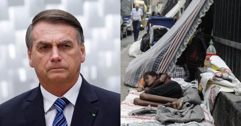 Bolsonaro toma atitude contra moradores de rua após veto em Lei