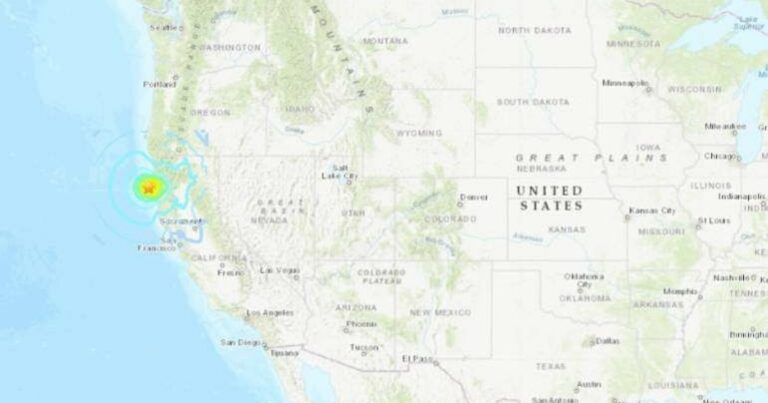 Terremoto de magnitude 6,4 atinge Norte da Califórnia, nos EUA
