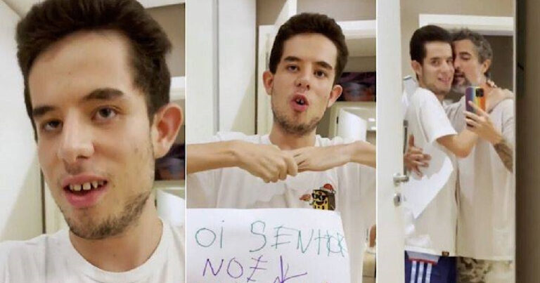 Marcos Mion não segura emoção ao mostrar o que Romeo pediu ao Papai Noel em carta:  ‘Nunca trocaria meu filho’