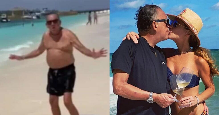 Aos 72 anos, Galvão Bueno é flagrado com ‘traje de banho’ e repercute
