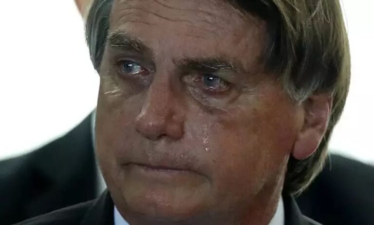 O Brasil não chora por Bolsonaro. Ele é que chora por ele