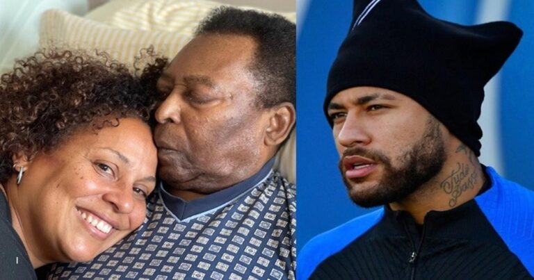 Filha de Pelé diz o que pensa após Neymar não ter ido ao velório do pai e jogador reage