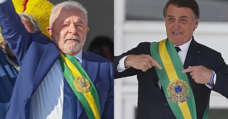 Por que faixa usada por Lula é diferente da usada por Bolsonaro